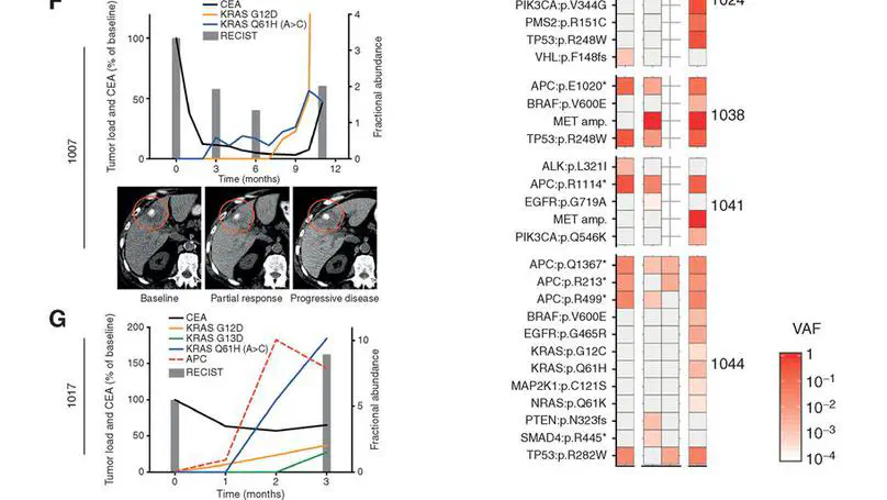 Longitudinal liquid biopsy and mathematical modeling of clonal evolution forecast time to treatment failure in the PROSPECT-C phase II colorectal cancer clinical trial